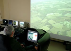 Le LIPS, laboratoire des interactions pilote-système, installé au centre Onera de Salon-de-Provence 
