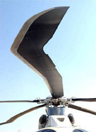Pale Blue EdgeTM utilisée par Eurocopter pour équiper ses nouveaux hélicoptères.