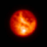 Image synthétique de résolution théorique du télescope 
