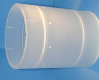 (ii) cylindre porte électrodes en silice usiné à l’Onera
