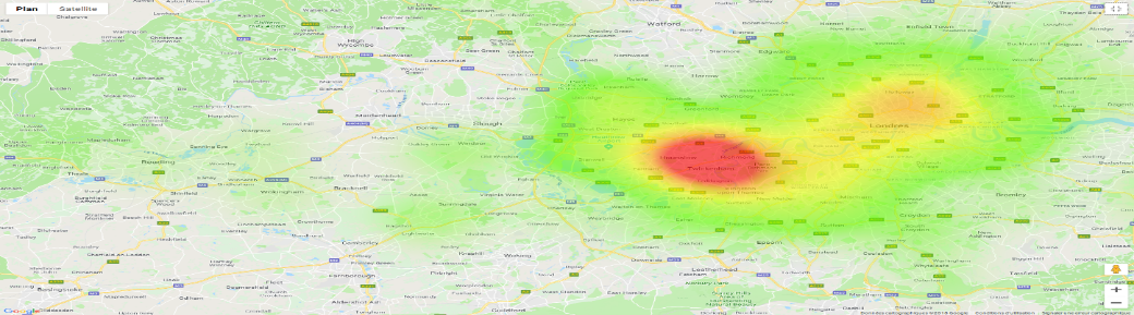  Automated semantic and geographic analysis of expressions of discomfort on Twitter related to noise from Heathrow airport carried out by Cergy-Pontoise University under the ANIMA project