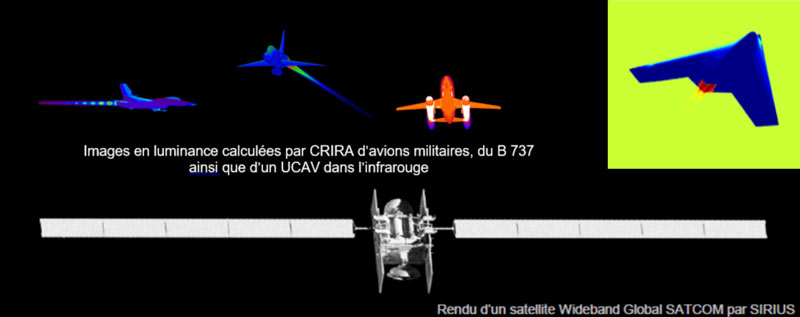 Modélisation de la signature optique et infrarouge des aéronefs et des satellites