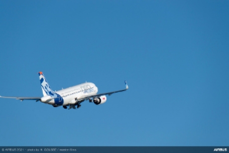 Premier vol d&#039;un A319neo avec 100% de carburant durable