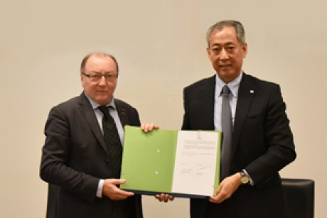 Nouvel accord cadre avec le centre de recherche aérospatiale japonais