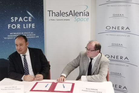 Thales Alenia Space and French aerospace research center ONERA sign cooperation agreement